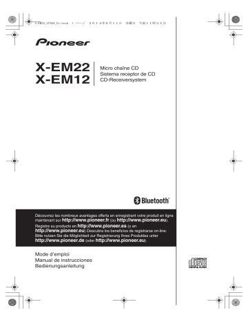 Pioneer X-EM22 System Component Bedienungsanleitung | Manualzz
