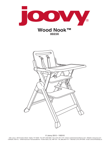 joovy wood nook high chair