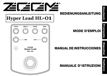Zoom HL-01 hyper lead エフェクター+inforsante.fr