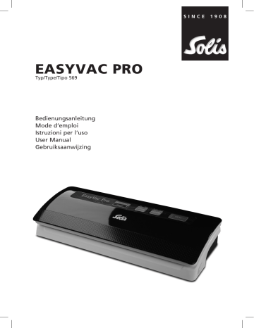 Solis Vakuumiergerät Easy Vac Pro 569 Schwarz
