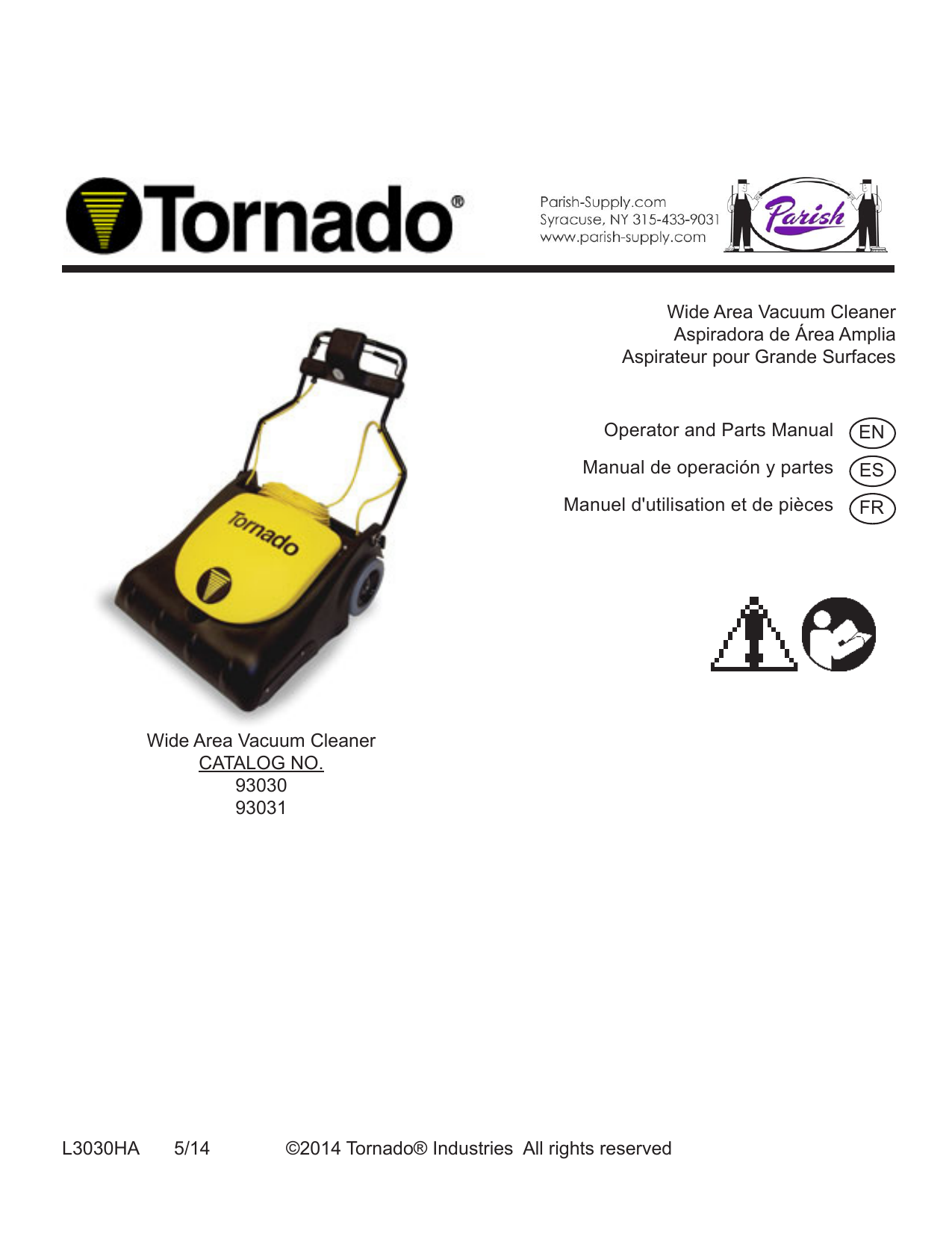 Tornado 303 Wide Area Vacuum Manualzz