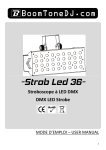 Strob Led 36 User Manual