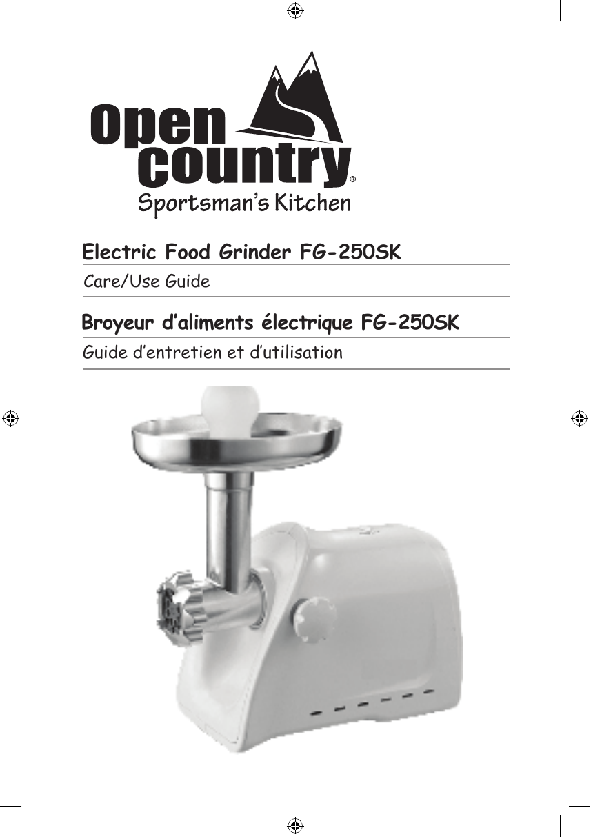 open country meat grinder replacement parts