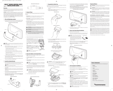 helix™ series control head installation guide | Manualzz