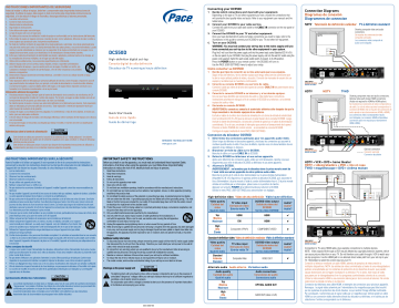 Pace DC550D - Quick Start Guide - English | Manualzz