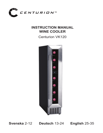Instruction Manual Wine Cooler Centurion Manualzz Instruction Manual Wine Cooler Centurion Manualzz