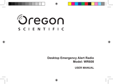 Oregon WR608 Manuel utilisateur | Manualzz