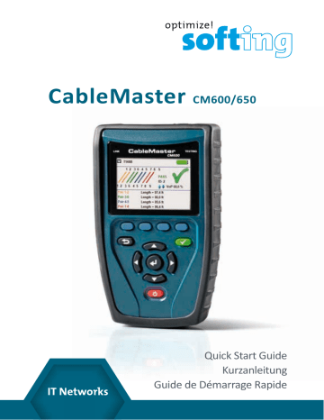 Softing CableMaster CM600/650 | Manualzz