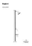 Solar Shower Fresh 4 Instruction Sheet