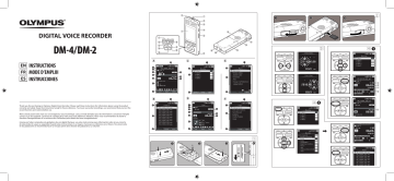 Olympus DM-4 Instructions Manual | Manualzz