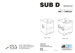 AEB SUB 15D User manual