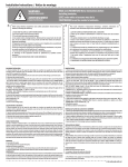 Stanpro Exit Sign IIS-EXIT-RAINSTORM-NEMA4-R01 Installation Instructions
