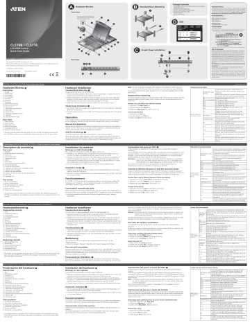CL5708 / CL5716 | Manualzz