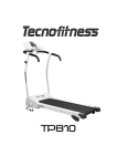 Tecnofitness TP 810 Treadmill User Manual