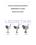 Manual del usuario c&aacute;maras IP Modelo 1, c&aacute;maras IP Modelo 2, c&aacute;maras IP Modelo 3