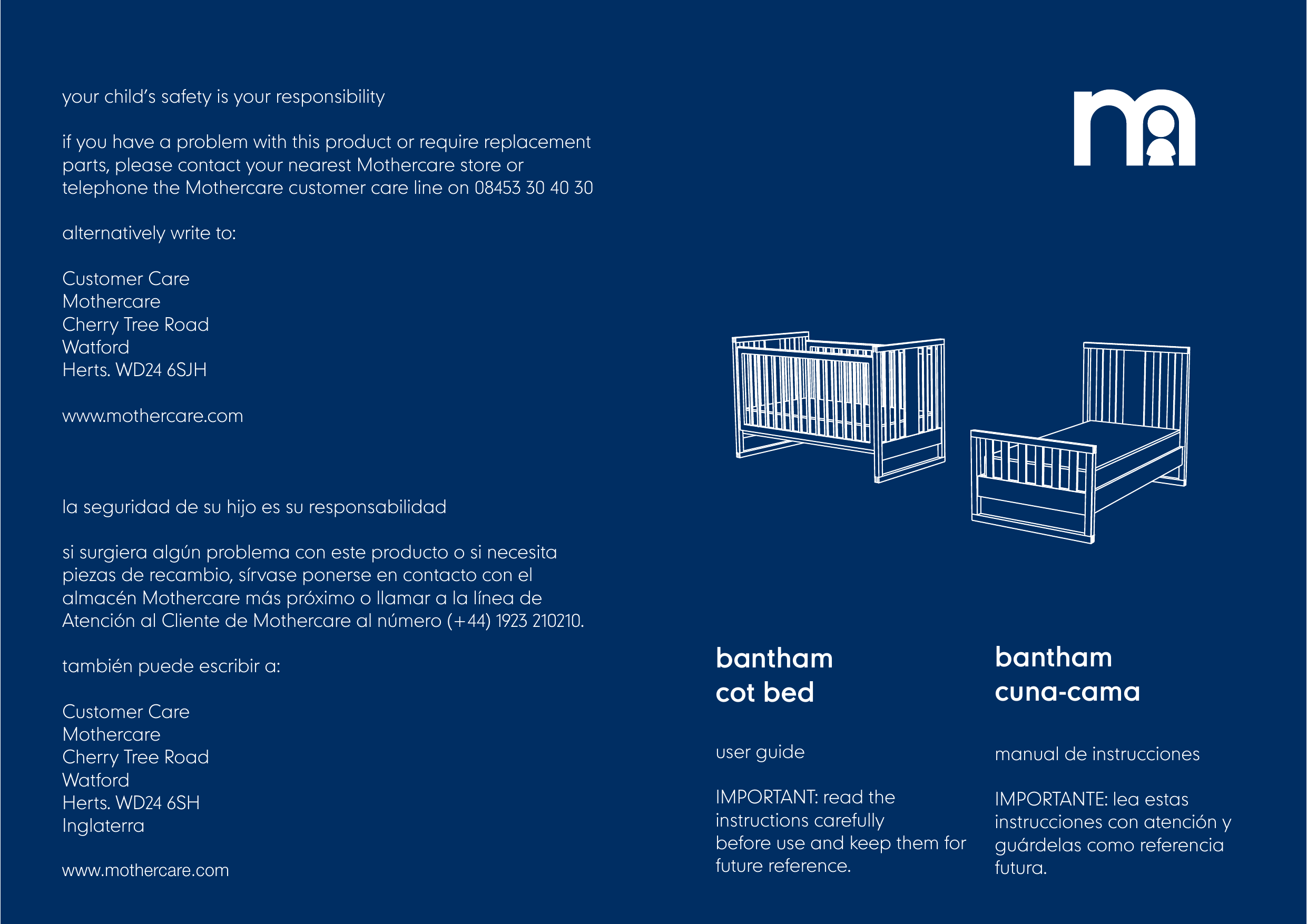 Mamas and papas ocean shop cot bed instructions pdf