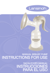 Lansinoh Manual Breast Pump Instructions