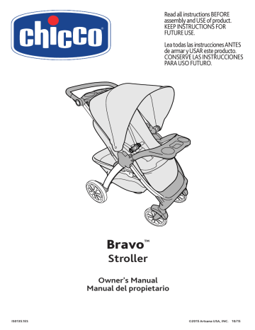 Chicco bravo outlet travel system manual