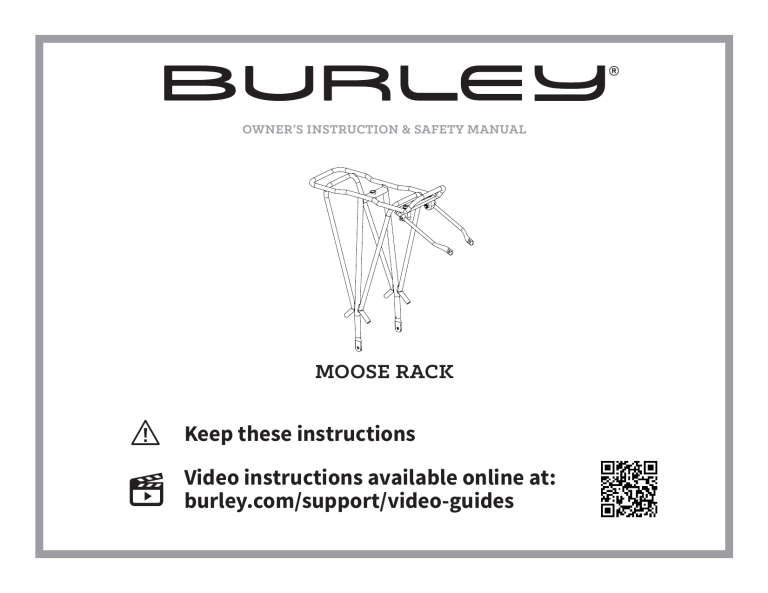 burley moose rack stays