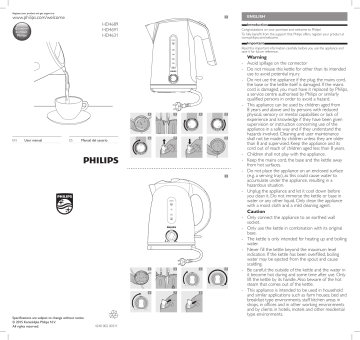 Philips HD4689 User manual | Manualzz