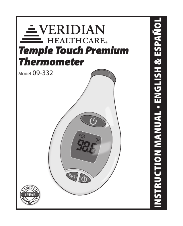 Temple Touch Premium Thermometer Manualzz