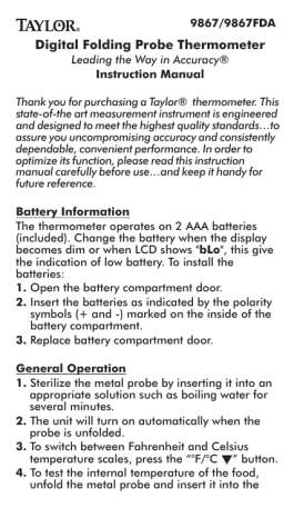 TAYLOR 1471N/808N INSTRUCTION MANUAL Pdf Download