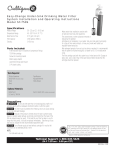 Cylligan SY-750S Installation And Operating Instructions Manual