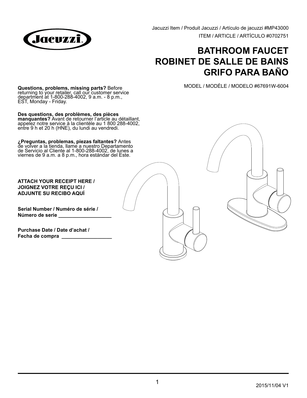bathroom faucet robinet de salle de bains grifo para baño Manualzz bathroom faucet robinet de salle de bains grifo para baño Manualzz