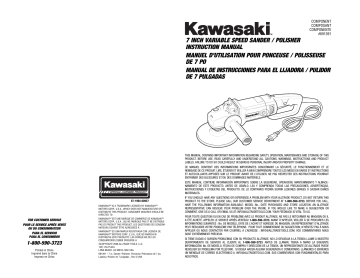Kawasaki 691391 Instruction manual | Manualzz
