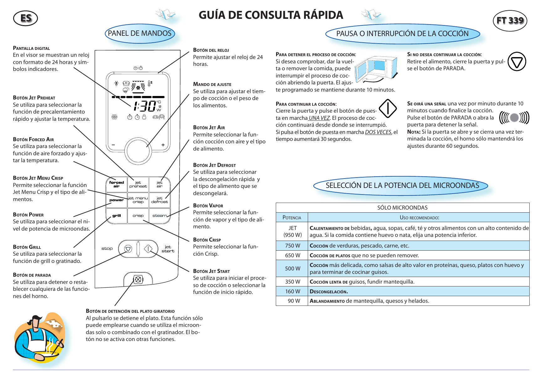 Whirlpool FT 339 SL Manual de usuario | Manualzz