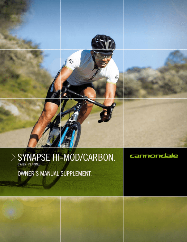 cannondale synapse 2018 manual