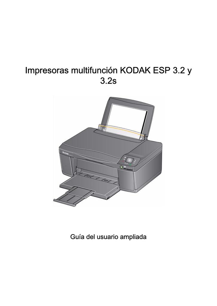 Impresoras multifunción KODAK ESP 3.2 y 3.2s | Manualzz