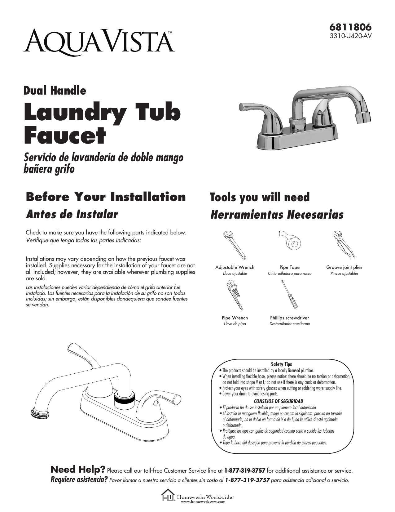 Laundry Tub Faucet Parts Bruin Blog