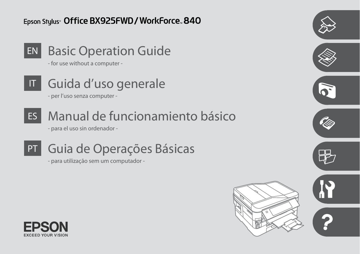 Operation manual pdf. Px830fwd service manual. МФУ Epson Stylus photo px810fw. Workforce инструкция. Epson 7515.