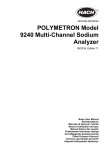 HACH POLYMETRON 9240 Manual + AI Chat &amp; PDF