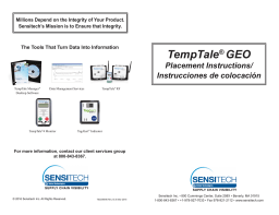 Temptale Pallet Sensitech TempTale GEO - User manual, Placement Instructions