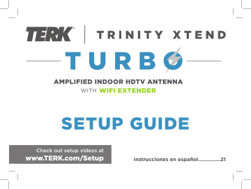 TERK Technologies WITRIAC Trinity Xtend Turbo Amplified Indoor HDTV Antenna User manual | Manualzz