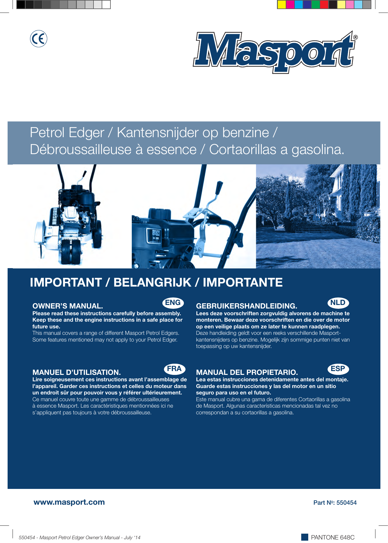 Masport Gasoline Edger B&S Owner's manual Manualzz