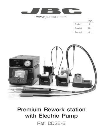 Jbc DDE-2B Manual | Manualzz