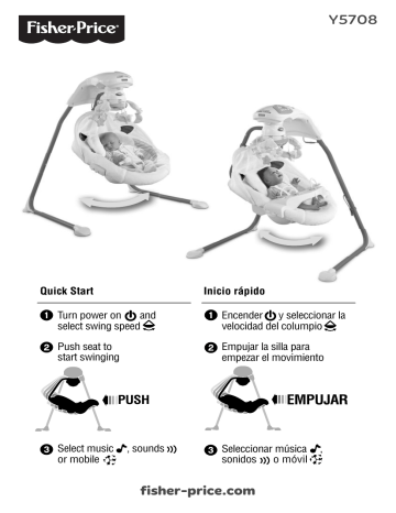 Fisher price my little lamb cradle n hotsell swing manual