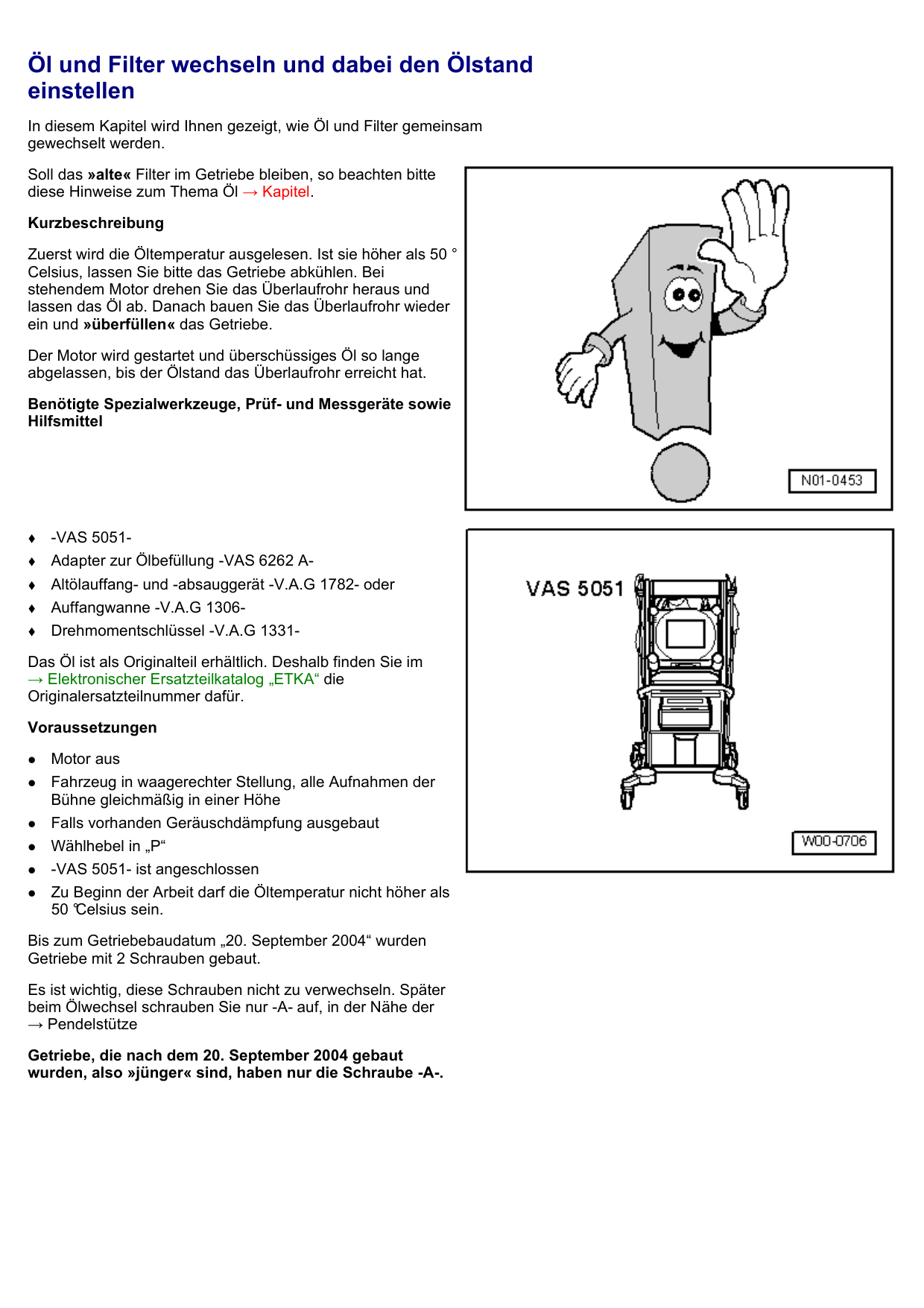 Ol Und Filter Wechseln Und Dabei Den Olstand Einstellen Motor Talk Manualzz