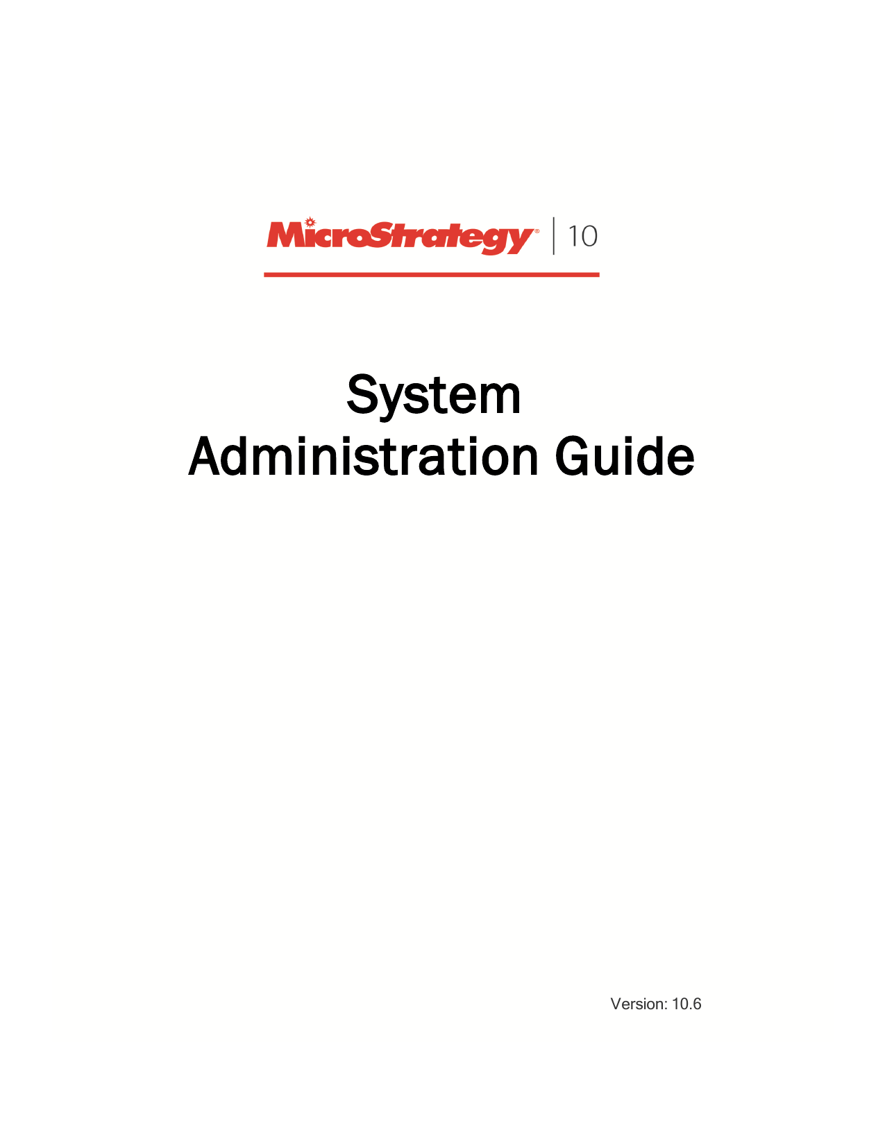 MicroStrategy System Administration Guide | Manualzz