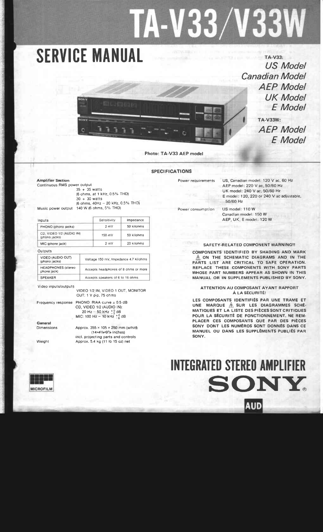 Ta V33 V33w Manualzz