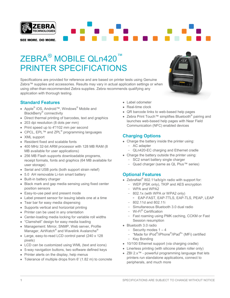qln420 printer