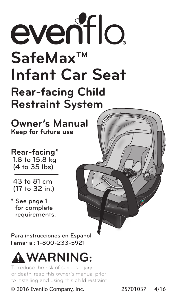 Safemax Infant Car Seat Manualzz Safemax Infant Car Seat Manualzz