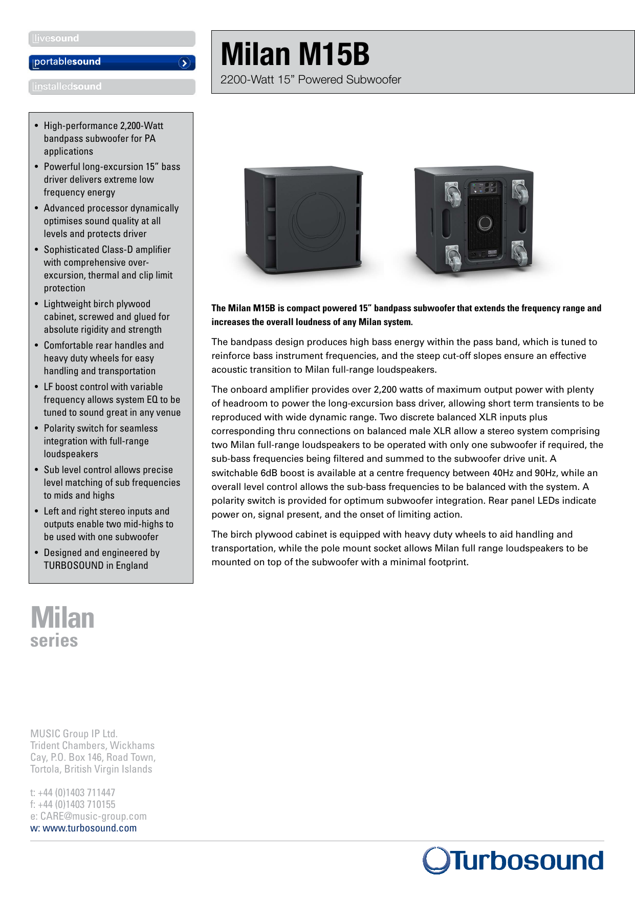 m15b turbosound