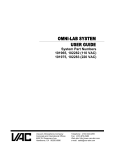 Inert Atmosphere Lab System OMNI-Lab User Guide