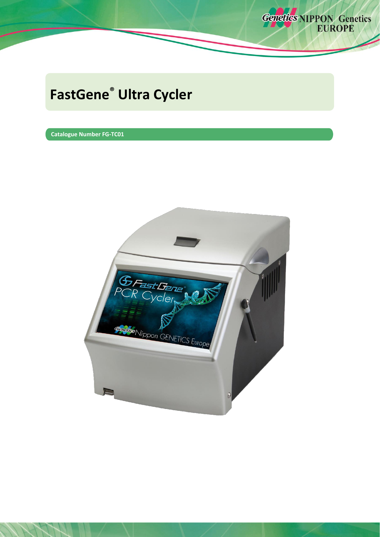 FastGene Ultra Cycler Gradient - NIPPON Genetics EUROPE