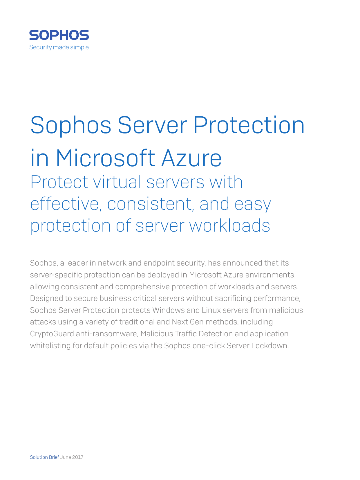 Sophos Microsoft Sophos Microsoft