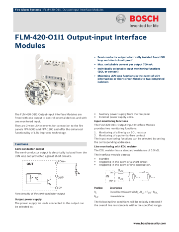 FLM‑420‑O1I1 Output-input Interface Modules | Manualzz